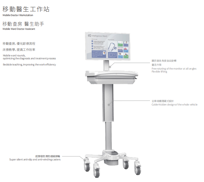 Mobile Nursing Workstation